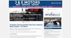 Desktop Screenshot of jemotors.co.uk